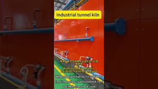 Horno túnel de alta temperatura #kilnmanufacturer #tunnelkiln #brickfactory#madeinchina #kilnfired